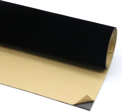 Black Large Size Self Adhesive Soft Velvet Drawer Liner DIY Fabric Felt Liner - Image 2