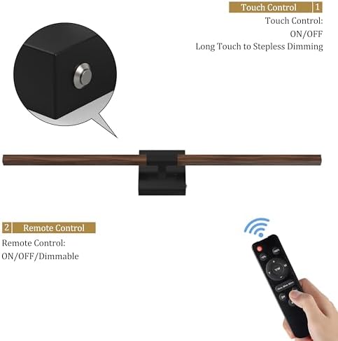 Rayogale Black Walnut Wireless Wall Sconces - Image 4