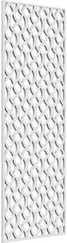 15 3/8"W x 39 3/8"H x 3/8"T Resort Decorative Fretwork Wall Panels in by EkenaMillwork