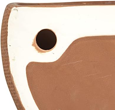Main + Mesa Modern Boho Stoneware Wall Mount Planters, Terracotta - Image 5