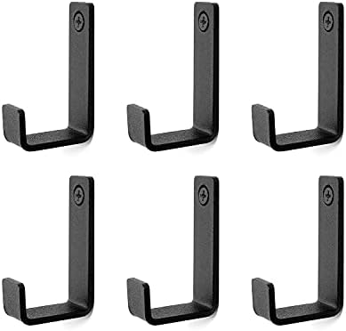 Piffny Robe & Towel Hook, 6 Pack Heavy Duty Stainless Steel Outdoor Wall Hooks by Piffny
