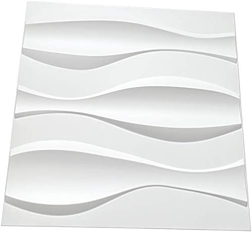 Art3d 19.7" x 19.7" Wall Panel Wave - Image 5