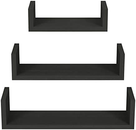 SRIWATANA Black Floating Shelves by SRIWATANA