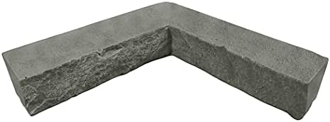 GenStone Faux Stacked Stone Inside Corner Ledger 12" x 2" x 3.5" in Northern by GenStone