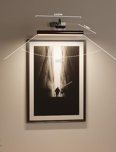 13" Wireless Picture Lights for Wall, Rechargeable Art Light - Image 5