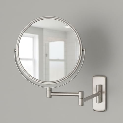 JERDON Wall-Mounted Makeup Mirror - Image 7