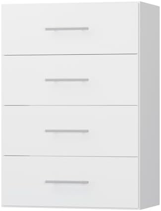 4 Drawer Short Tower Closet Unit, Modular Closet System, Wood Closet System by Unknown
