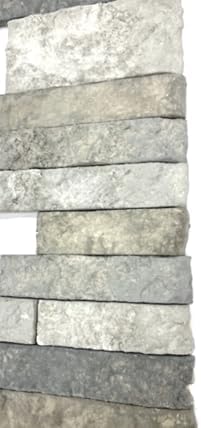 Thin Real Concrete Stone Veneer, SC Gray Tones, Corner & Edge - Image 2