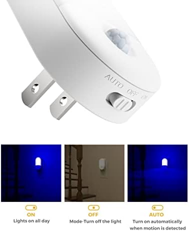 L LOHAS LED Blue Night Light Plug in - Image 5