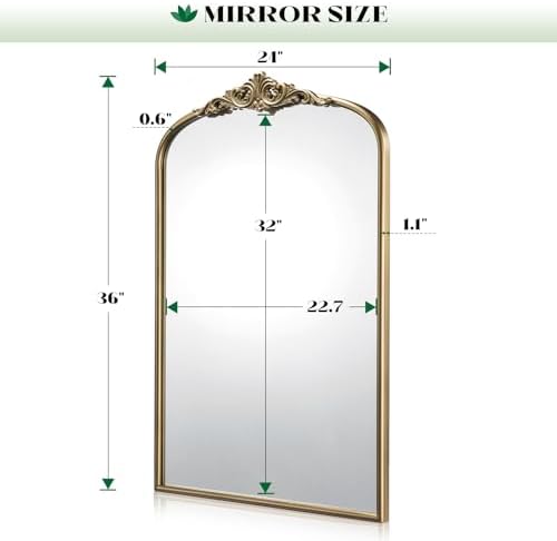 Vintage Gold Mirror - Image 6