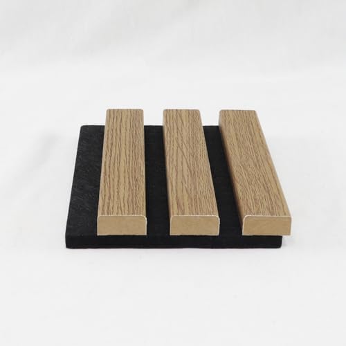 Wood Slat Acoustic Panels, Walnut Sample - Image 4