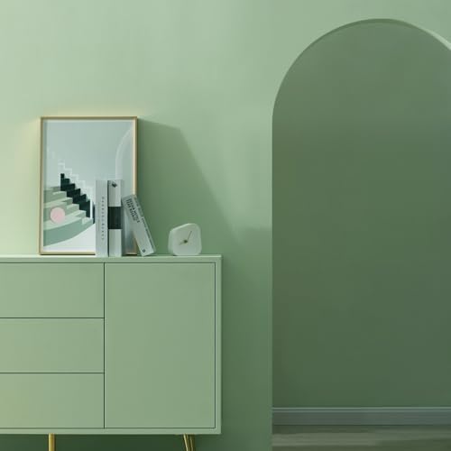 Sage Green Peel and Stick Wallpaper Solid Sage Green Contact Paper A Set of - Image 5