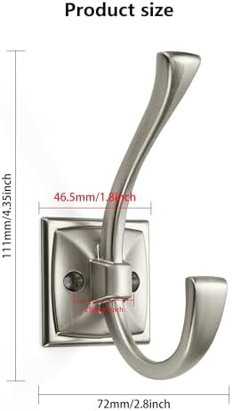 3 Pack Decorative Heavy Duty Towel Hooks - Image 2