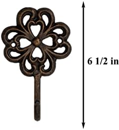 Wall Mounted Cast Iron Home Decor Single Hook - Image 2