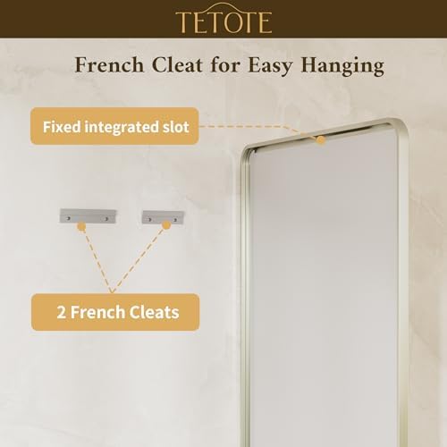 TETOTE Brushed Nickel Vanity Mirror - Image 7