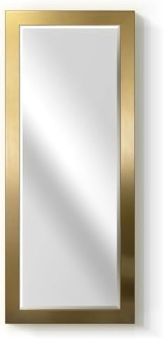 Renditions Gallery Full Length Mirror Shiny Gold Wood Frame Full Body Wall by RenditionsGallery