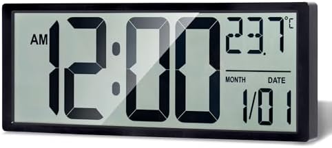 Maxstar Large Digital Wall Clock by Maxstar