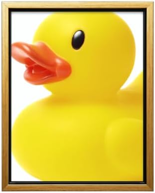 InkFlow Posters Yellow Rubber Duck Canvas Poster by InkFlowPosters