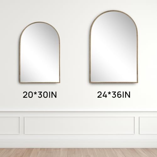 20"x30" Beaded Wall Mirror for Bathroom - Image 4