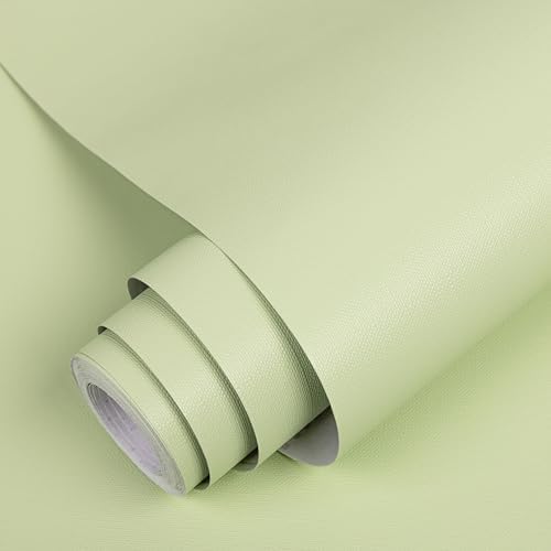 Green Peel and Stick Wallpaper Self-Adhesive Contact Paper Tear Resistant by Abyssaly