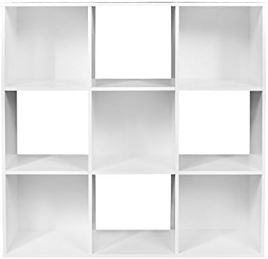 ClosetMaid 9 Cube Laminated Wood Reversible Stackable Open Bookcase Display - Image 3