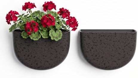 Asnext 2 Pack Indoor Wall Planter, 7 Inch Wall Planter Pot by Unknown