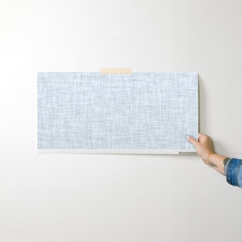 Spoonflower Cloud Gray Faux Pre-Pasted Removable Wallpaper - Image 7