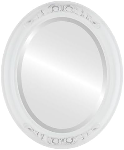 OVALCREST Oval Beveled Wall Mirror by OVALCREST