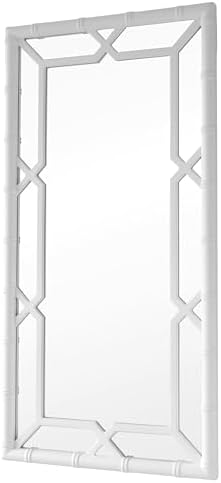 Mirror, Bamboo-Look Solid Wood Frame, Full Length - Image 2