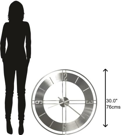 Howard Miller Casco Wall Clock II 549-464 – Oversized Iron and Nickel - Image 2