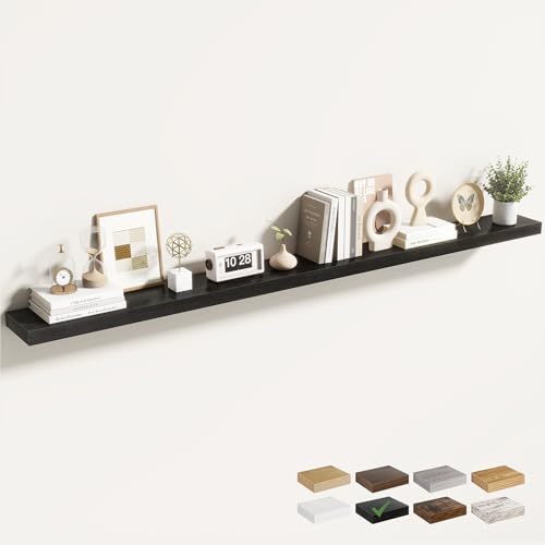 Acovy 72 Inch Floating Shelves for Wall 1 Pack, Wall Mounted Floating Shelf by Acovy