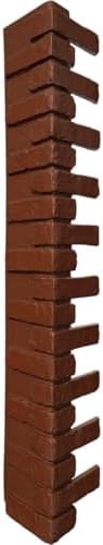 Outside Corner for EverStone Faux Classic Aged Brick Siding Panels, 8 1/2"W x by EkenaMillwork
