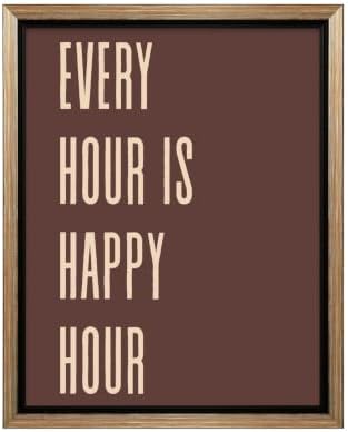 InkFlow Posters Every Hour Happy Hour Canvas Poster by InkFlowPosters