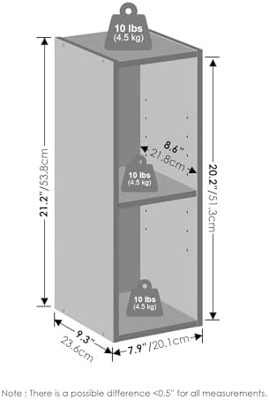 Furinno Reed 2-Tier Closet Organizers and Storage, Closet Organizer, Open Shelf - Image 2
