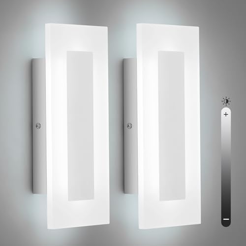 LMQNINE Modern Dimmable LED Wall Sconces Set of Two by LMQNINE