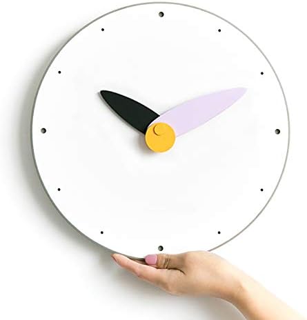 Stephanie Imports Modern Minimalist Purple & Black Wall Clock - Image 4