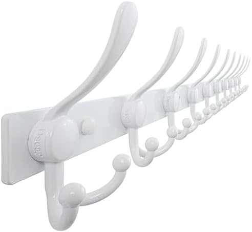 Dseap Coat Rack Wall Mount 37 Inch, Heavy Duty 12-Gauge Base vs Flimsy 1mm by Dseap