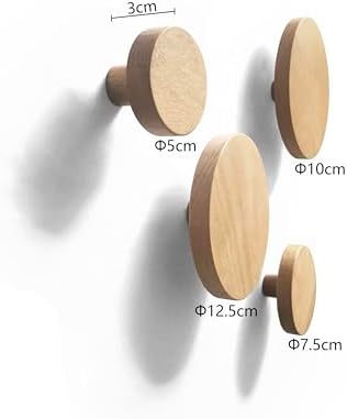 Bubble Wood Wall Hooks Modern Decorative Coat Hooks - Image 2