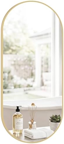 NEWBULIG 24" X 48" Oval Bathroom Mirror - Image 4