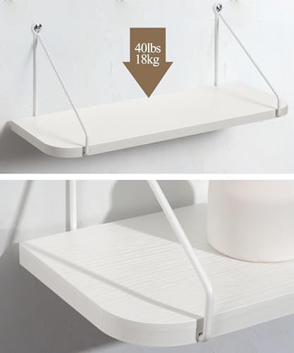 Afuly White Floating Shelves for Wall, Shelf - Image 6