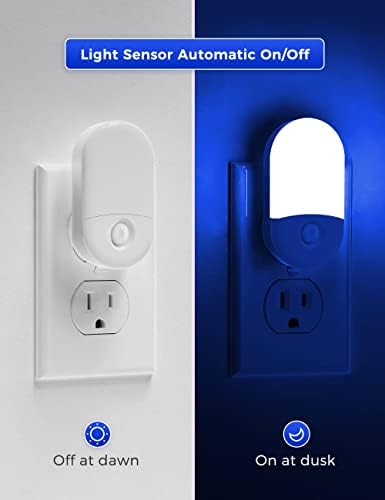 L LOHAS LED Blue Night Light, Night Lights Plug into Wall, 0.6W LED - Image 2