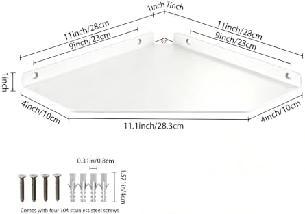 Corner Shelf, Wall Mount & Floating Shelves, Organizer - Image 3