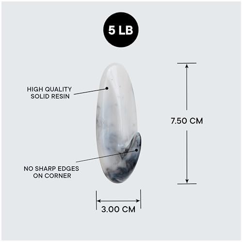Indian Shelf 3 Piece Adhesive Wall Hooks - Image 3
