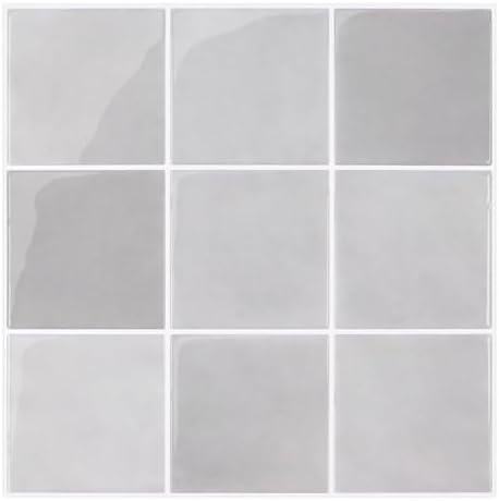 COMSTICKC Thicker Peel and Stick 3D Backsplash Tiles Kitchen Bathroom by COMSTICKCDECOR