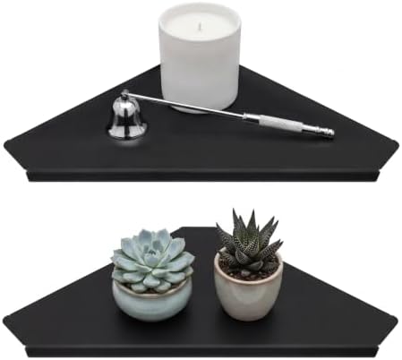 Small Corner Floating Shelf Wall Mounted by DIZENDAMAI