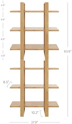 Nathan James Floating Wall Book Shelves, 3-Tier Display Shelf, Decorative - Image 2