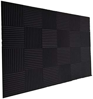 Burdurry 24 Pack Acoustic Panels, Wedge Soundproof Studio Foam by Burdurry
