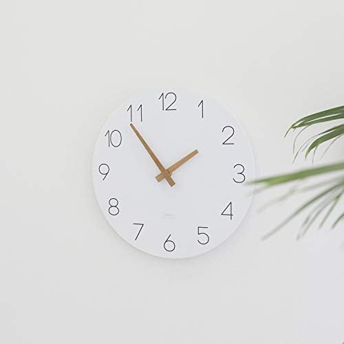 mooas Flatwood Wall Clock, Silent Non-Ticking - Image 3