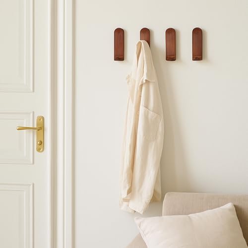 AceOrbit 4 Pcs Rainbow Arch Adhesive Wall Hooks Boho - Image 6