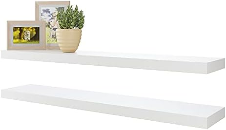 BAMEOS Floating Shelves, 40 x 8Wall Shelves – Extra-Wide Display Shelf by BAMEOS